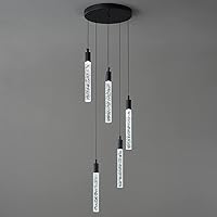 Vista 8 de Kitchen Island Lighting Modern Light Fixture Kitchen Island Pendant Light Dimmable LED Chrome Mini Pendant Lighting Dinning Room Living Room Chrome