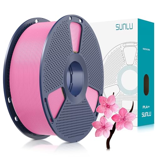 Image of SUNLU 3D Printer Filament PLA Plus 1.75mm, SUNLU Neatly Wound PLA Filament 1.75mm PRO, PLA+ Filament for Most FDM 3D Printer, Dimensional Accuracy + /- 0.02 mm, 1 kg Spool(2.2lbs), Pink