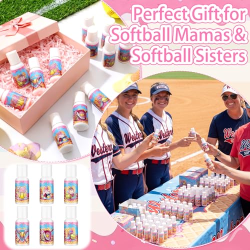 Image of 24 Pcs Travel Size Mini Sunscreen Bulk SPF30+ Ice Cream Drip Party Favors Small Sunscreen Sun Protection Stuff for Birthday Sports Coach Team Coach Team Appreciation Gift, 1 Fl. oz(Drip Softball Gear)