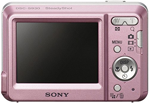 Image of Sony Cyber-shot DSC-S930 10-MP Digital Camera with 3x Optical Zoom, 2.4 inch LCD, Image Stabilization, Face Detection (Pink).