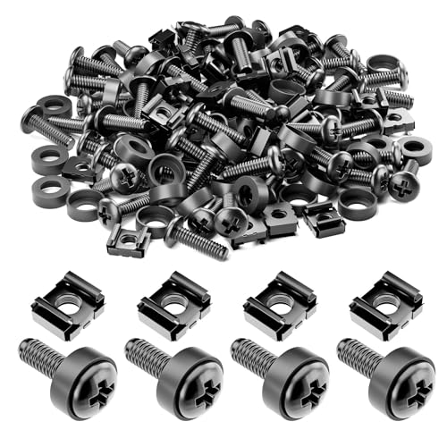 Image of iwillink 50 Set M6 x 20mm Rack Screws and Cage Nuts Kit
