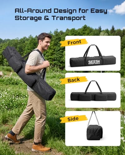 Image of SEESII Universal 55-Inch Pole Storage Bag for Any Pole Tool