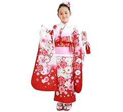 豪華な絵羽四ツ身　七五三　7歳　フルセット 七五三 女の子 7才 7歳 着物 フルセット 絵羽柄 豪華な結び帯の