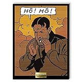 Tableau en bois d'erable collection du fabricant Akimoff, Blake et Mortimer de l’album L’Énigme de l’Atlantide: Olrik. Tirage: 59 exemplaires numérotés de 1 à 59.