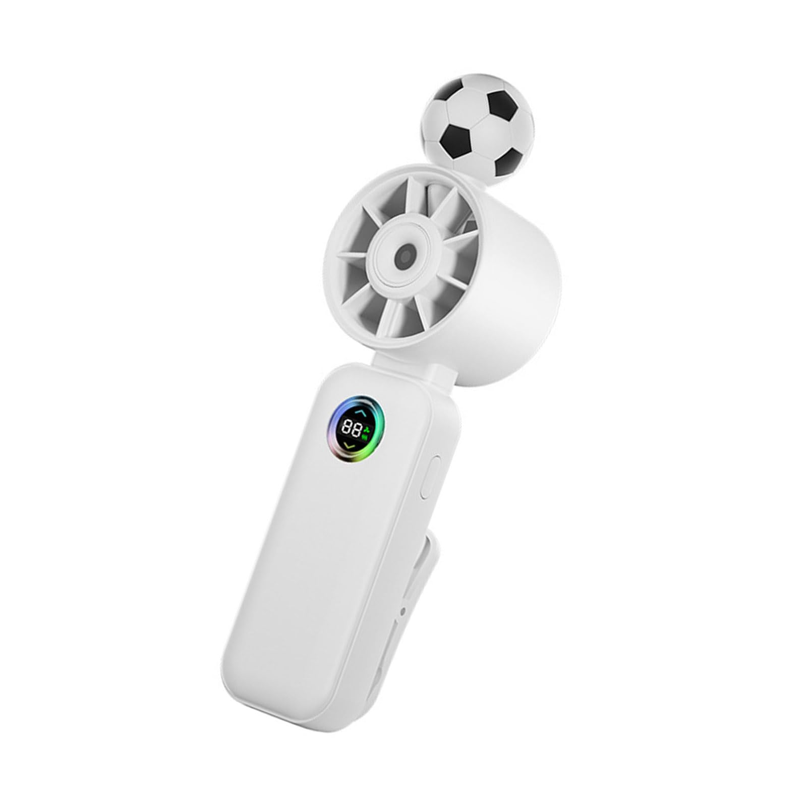 PANGBOER Portable Handheld Quiet Mists Fan Rechargeable Powerful Personally Cooling Tool for Outdoor Camping Traveling High Speed Small