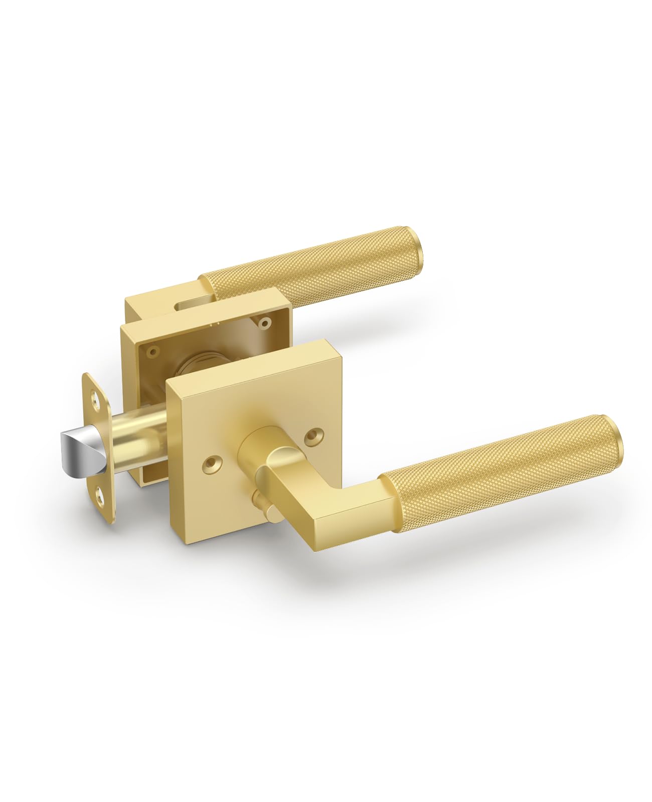 Asidrama 1 Pack Gold Privacy Door Handles sold price at auction in Canada