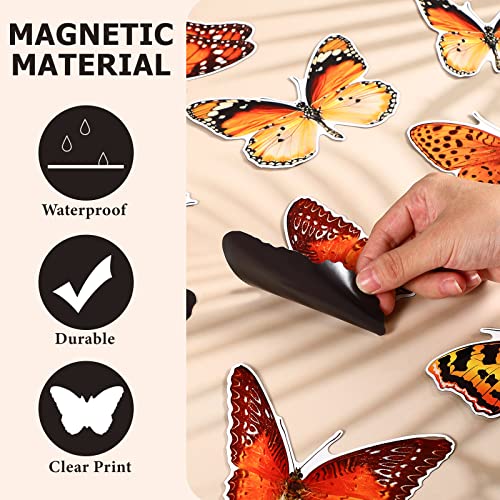 Xuhal 12 Pcs Butterfly Magnets Magnetic Butterflies Monarch Butterfly Magnet For Refrigerator Mini Magnets Butterfly For Fridge Cute Magnets For Office Home Whiteboard Car #TOP3