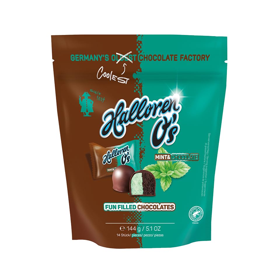 Halloren Os Mint & Chocolate im 144g Beutel