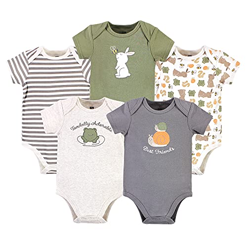 Image of Hudson Baby unisex-baby Cotton Bodysuits