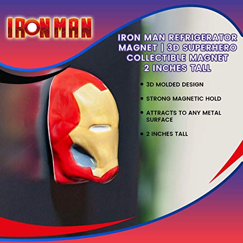 Imán de nevera Iron Man 3D 2 pulgadas miniatura 7