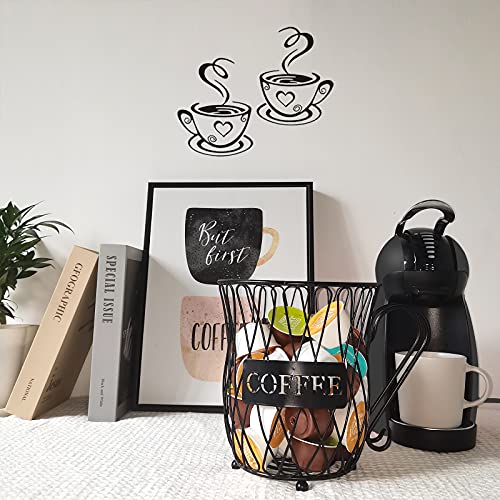 Stegodon K Cup Coffee Pod Holder, Large Capacity Coffee Pod Storage Basket, Espresso Organizer Mug Cup For Keurig Kcup #TOP5