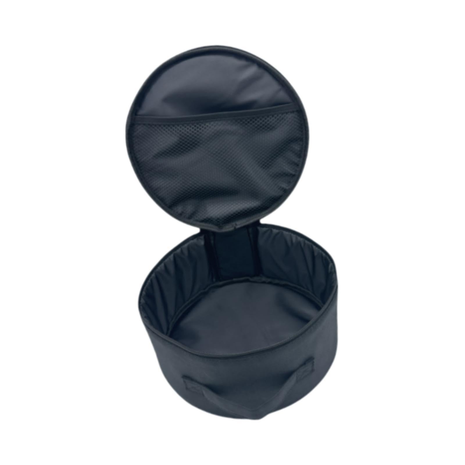 Folding Fan Storage Bag Makeup Bag Multipurpose Dustproof with Zipper Portable Fan Handbag for Camping Travel Outside Picnic, 10inch