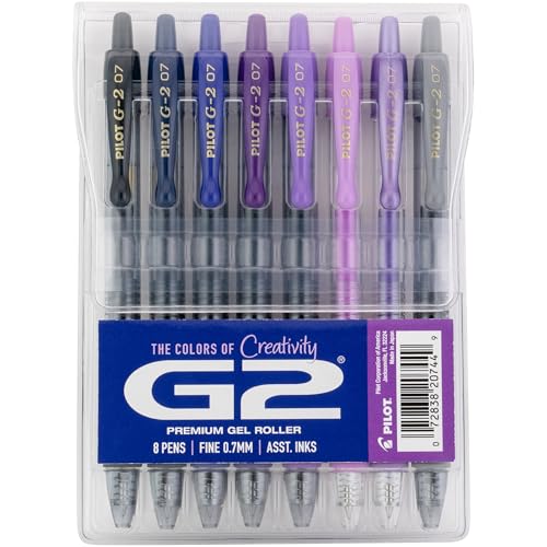 PILOT, G2 Premium Gel Roller Pens, G2 Boost Purples Pack,