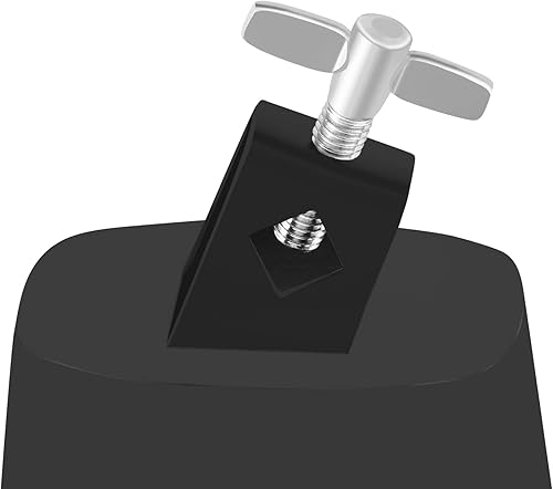 Miniatura 3 de Eastrock Campanas de vaca de acero de 8 pulgadas para hacer ruido, campanas de percusión de mano con palo para juego de batería