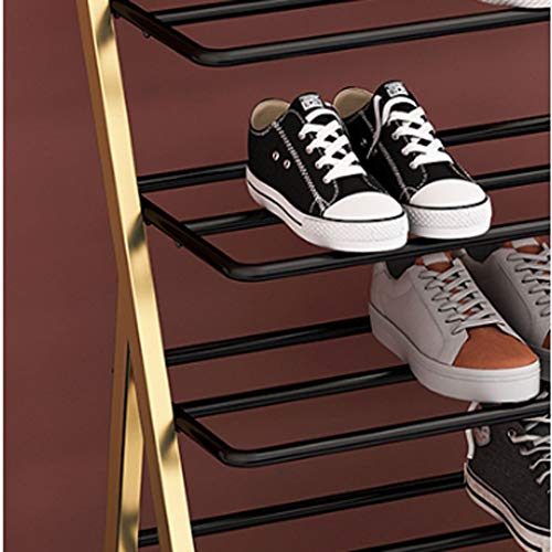 Organiseur de chaussures en métal robuste 80cm étagère premium