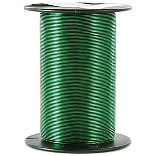 Beadery 24GA-90213 24 Gauge Wire, 25-Yard, Green