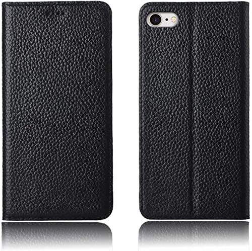 Étui iPhone SE 2022 en cuir véritable grainé avec protection intégrale