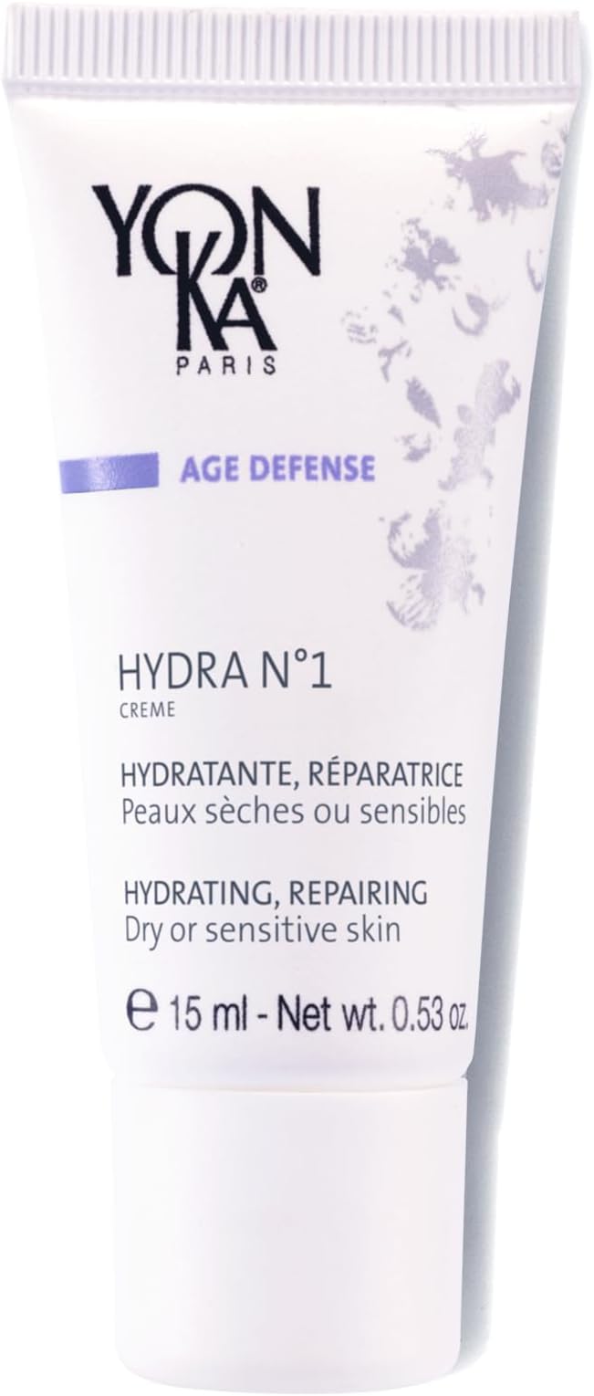 Yonka Daily Reparative Moisturizer, Hydra No. 1 Creme - Rich Anti-Aging Skincare with Hyaluronic Acid, Vitamins A, C & E for Dry Skin, Paraben-Free
