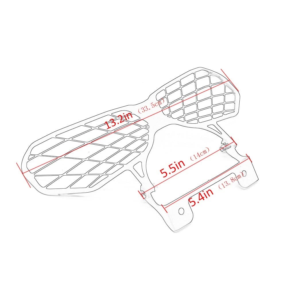 Moto Faro della Protezione della Protezione Griglia di Copertura del Faro della Protezione Accessori per CRF1000L per CRF 1000L per Africa Twin 2016-2019