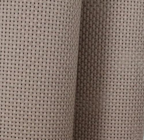 Image of KCS 19 inch x 28 inch(48cmx72cm) 11CT Counted Cotton Aida Cloth Cross Stitch Fabric (Coffee)