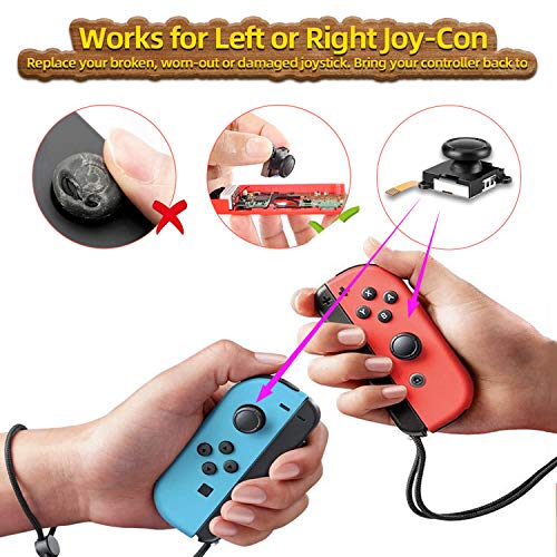 image for unlumm Joycon Joystick Replacements for Nintendo Switch Joy Con, (6 Pa