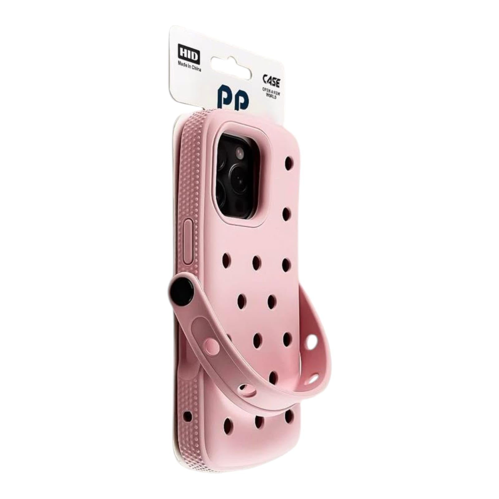 Crocs Case for iPhone 16 ピンク Clothemyphone Compatible with Cute Crocs Style Silicone iPhone