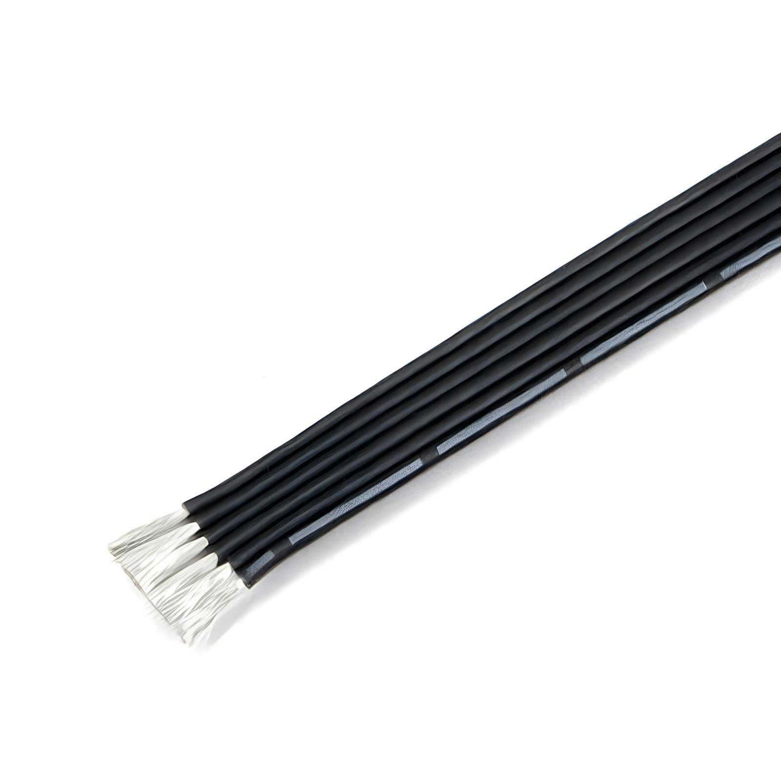 Cable paralelo de silicona supersuave, 6 pines, resistente a altas temperaturas, frío, 10 metros Conectores(22AWG)