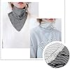 Joyci 1 Pack Stripe Turtleneck Dickey Collar Wear ... #3