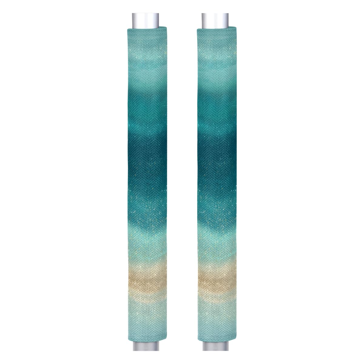 Refrigerator Door Handle Covers Set of 2 Modern Blue Decorate Washable Fridge Dishwasher Mocrowave Oven Stove Decor Protector Handle Cover Keep Kitchen Appliance Clean from Food Stains Decorate