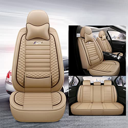 GOOBIX Fundas Asientos Coche para Mercedes E-Klasse E270 S210 E280 S210 E430 S210 E240 W211 E320 W211 Cuero Universales Accesorios...