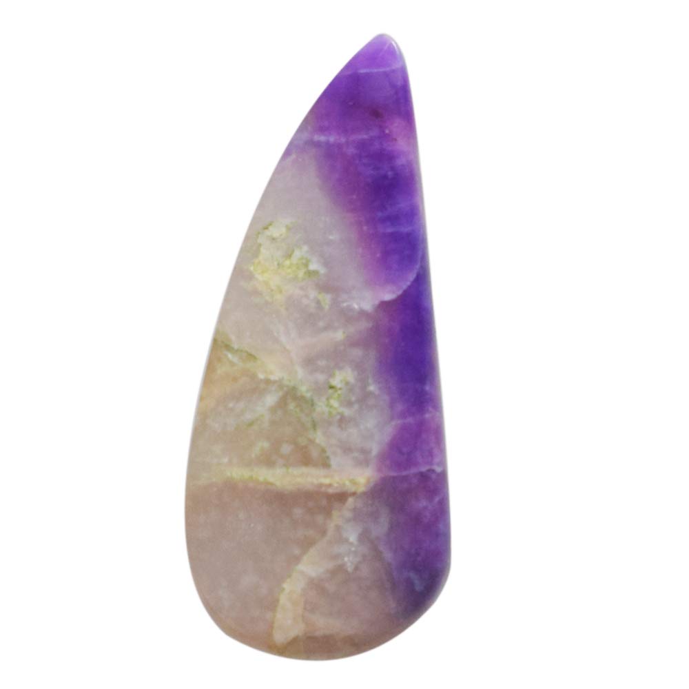 SilverO South African Natural Purple Sugilite Cabochon Size 26x11x2.5 MM Pendant Jewellery Making Gemstone It Representing Spiritual Love, Gemstone, purple--sugilite