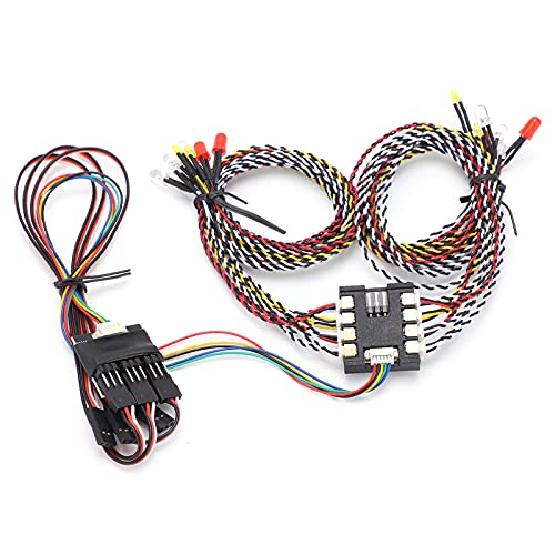 Grupo de Luces LED de 16, de Luces LED de 16, Grupo de Lmparas de con Varillaje Trasero Delantero para Coche Trepador de Control Remoto