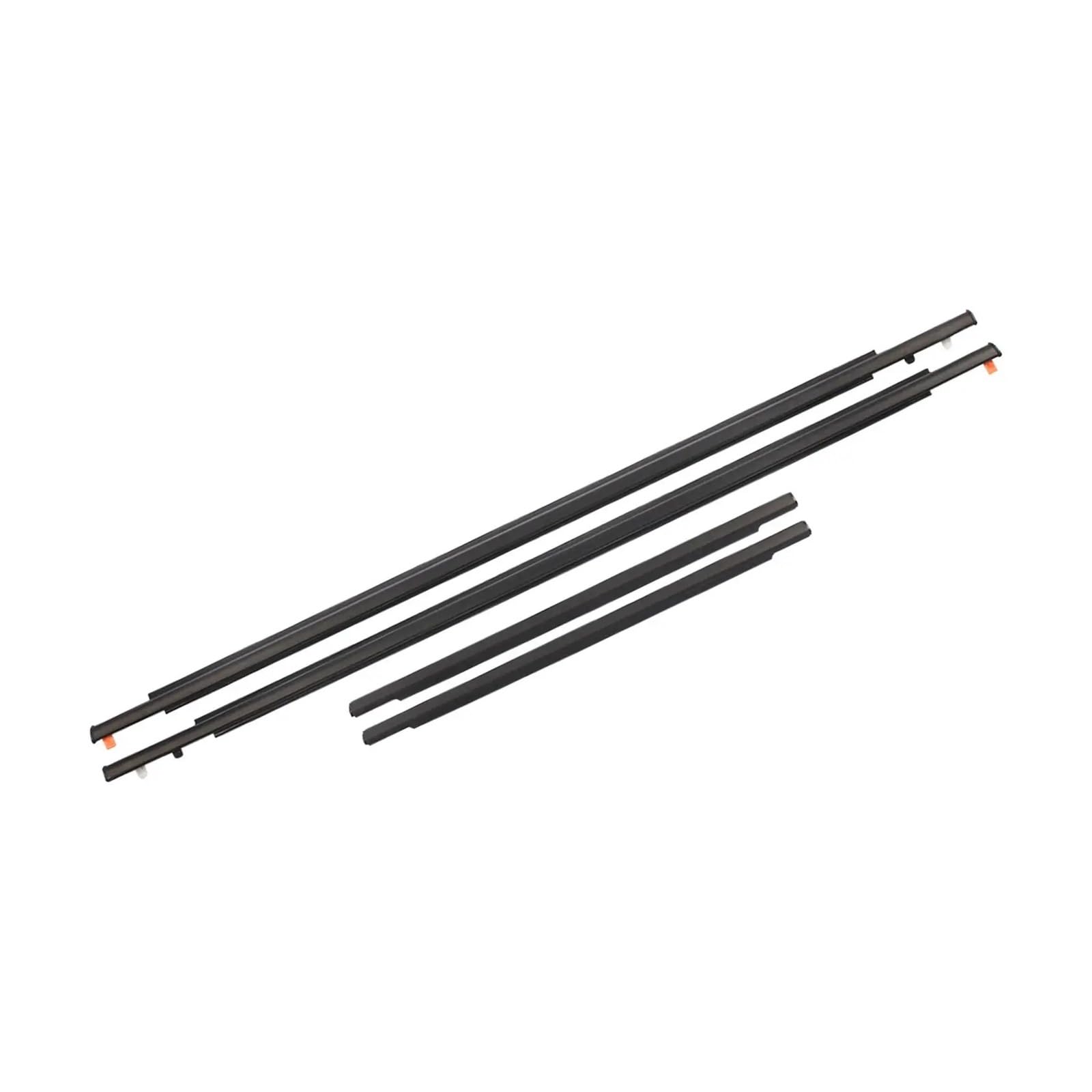 Toudayuhp One Color 4Pcs Front Rear Door Window Moulding Trim Seal Belt 68163-35041 Compatible With Fj Cruiser 2007-2014