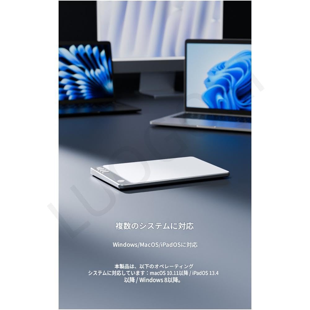 Amazon | LUOGOXI マジックトラックパッド ワイヤレスBluetooth対応