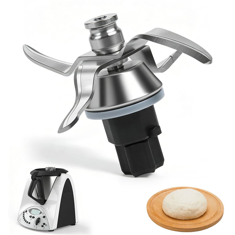 Lame per Bimby TM31, HOVCEH Gruppo Coltelli per Bimby TM31 Vorwerk Thermomix, Accessori per Bimbys in Acciaio Inossidabile con Anello di Tenuta per Robot da Cucina