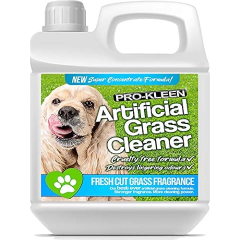 Pro-Kleen Artificial Grass Cleaner for Dogs and Pet Friendly Cruelty Free Disinfectant with Deodoriser 4 in 1 (10:1 Super Concentrate Makes 10 Litres) (Fresh Cut Grass, 1L) Cover