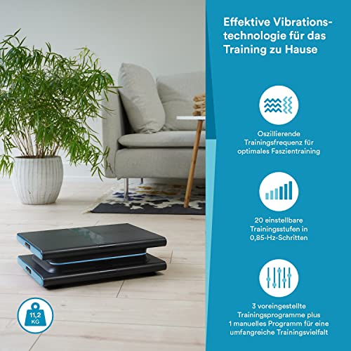 Skandika Vibrationsplatte Sunna | modernes Design | kompakt und platzsparend, bis 20 Hz, inkl. Fernbedienung, LCD… – Bild 3