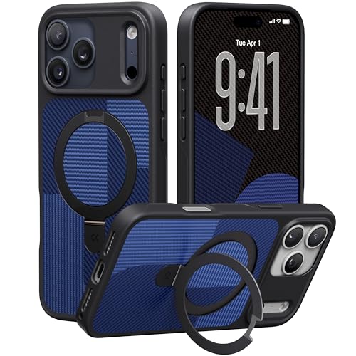 Image of CASEKOO Ultra-Magnetic Stand for iPhone 17 Pro Case, Shockproof, Ocean Blue
