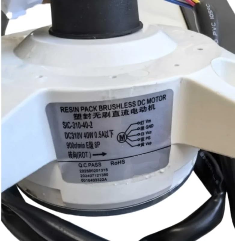 DC310V 40W Air Conditioner Fan Motor，Compatible For Haier，SIC-310-40-2 0010403322A/B Replacement DC Motor