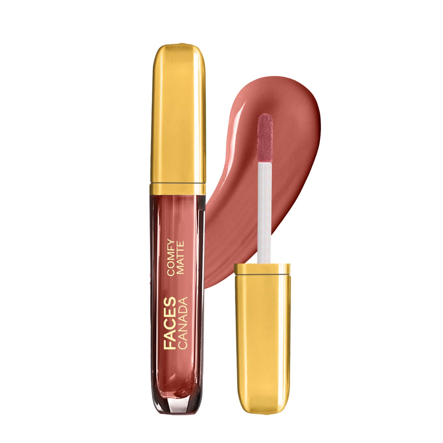 Comfy Matte Liquid Lipstick - Fan Club 27, 3.8 ml | Comfortable 10HR Longstay | Intense Matte Color | Almond Oil & Vitamin E Infused | Super Smooth | No Dryness | No Alcohol