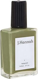 J. Hannah Nail Polish – Vegan, Non-Toxic, Cruelty-Free, Gluten-Free, Long Lasting, USA Made, Architectural flower. Tender heart. Hearty Green Color (Artichoke)