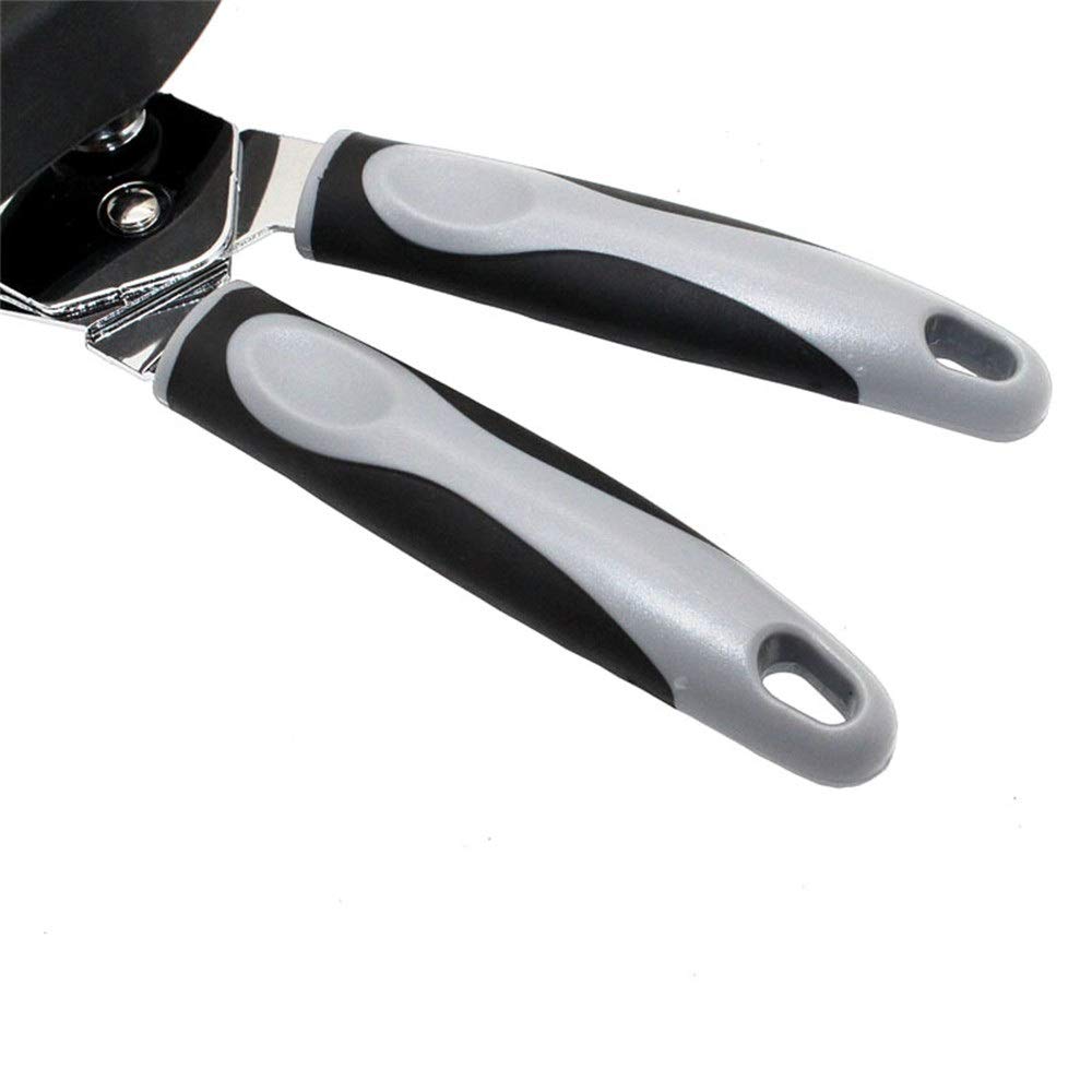 Apriscatole Apriscatole Manuale Bordo Liscio Apriscatole Manuale Cucina Manuale Apriscatole Multifunzionale Apriscatole Manuale (Color : Black, Size : One Size) (Black One Size)