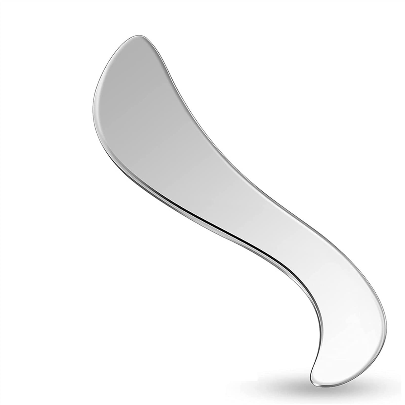 BAWHO Herramienta de Masaje de raspado Gua Sha de Acero Inoxidable, Terapia física de raspador Muscular for Tejido Blando for Espalda, Cuello, piernas, Brazos, Hombro 1 Uds (Color : Type 1)