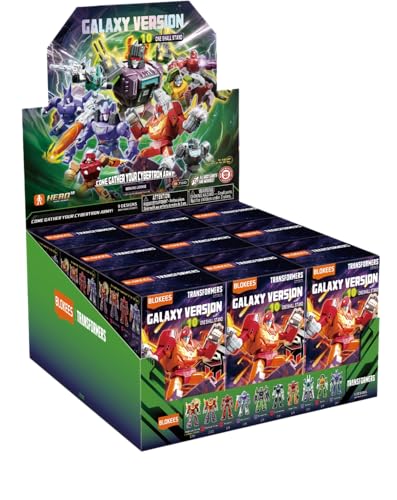 BLOKEES Galaxy Version - Transformers GV10 - Till All are One - 9 Model Kits - Assembly Required - No Tools - No Cutting - No Gluing - No Paint - Age 10+