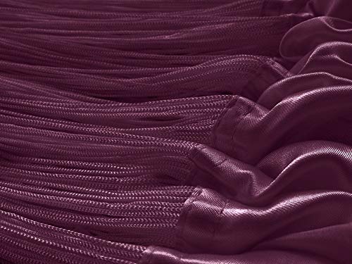 Kaikoon Fadenvorhang Bordeaux 150 cm x 300 cm (BxH) Raumteiler & Türvorhang