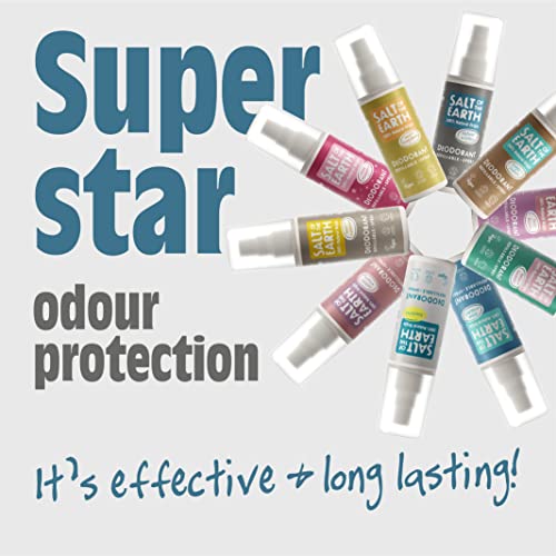 Salt of the Earth – Refillable Natural Deodorant Spray – 100% Natural Origin Ingredients - Vegan, Long Lasting Protection – Suitable For Women, Men & Kids - 100ml (Vetiver & Citrus) - Image 3