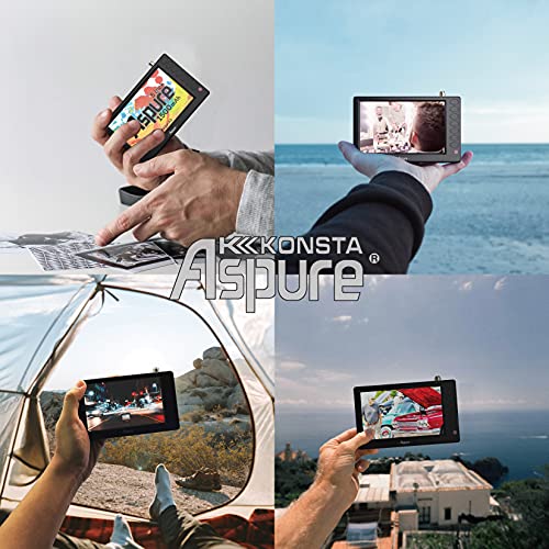 image for aspure Pocket 5 Inch Portable Digital ATSC TFT HD Screen Freeview LED 