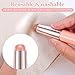 4Pcs Silicone Nail Tools Nail Art Brushes Soft Silicone Stamping Manicure Tool Reusable Nails Powder Applicator Brush Soft Head Stamper Pen for Ombre Chrome French Gradient Painting Lipstick Concealer