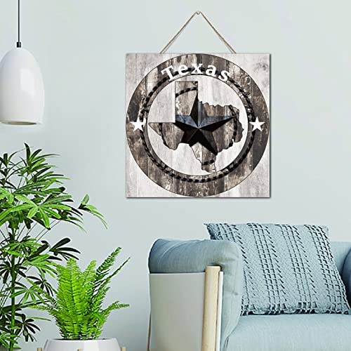 Décoration Texas Lone Star en bois noble pour habiller un manteau de cheminée