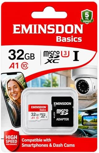 32GB Hafıza Kartı Mini Kamera Ev Araç Güvelik Kamerası Uyumlu Telefon Micro SD Class10 - Görsel 2
